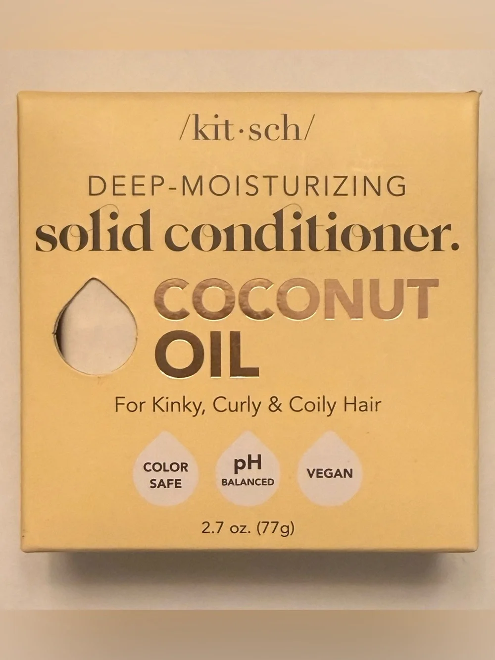 Kitsch Solid Coconut Oil Shampoo & Conditioner (BRAND NEW)